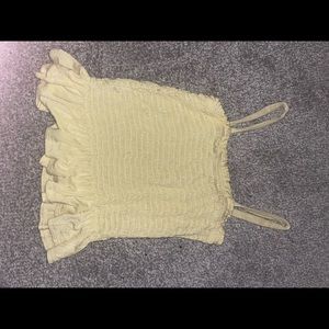 Yellow tank top from Tillys brand full tilt